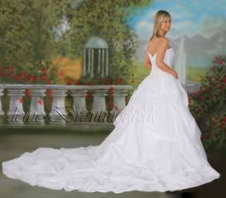 Hochzeitskleid Brautkleid Corsagenkleid Schleppe neu 1A  