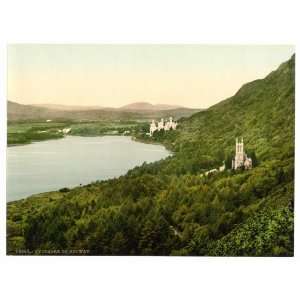 1890s photo Kylemore. Co. Galway, Ireland. Photochrom (also called the 