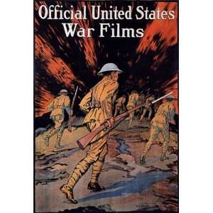  OFFICIAL UNITED STATES WAR FILMS 24 X 36 VINTAGE POSTER 