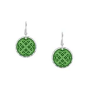   Earring Circle Charm Celtic Knot Interlinking Artsmith Inc Jewelry