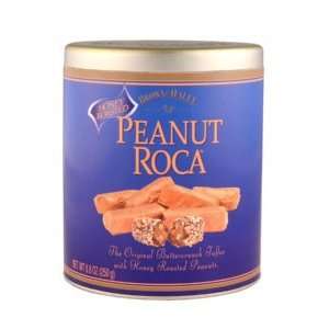 Peanut Roca, 8.8 oz Tin, 6 count  Grocery & Gourmet Food