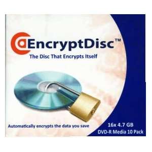   Encrypt Disc Unmanaged Dvd 10Pk Self Burning Optcl Media Electronics
