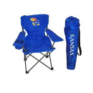 Kansas Jayhawks KU Kids Outdoor Folding Chair  Sports 