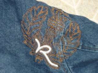 Rocawear Denim Blue Jean Jacket Boy Girl Infant 6/9 Mos  