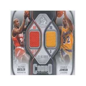 Magic Johnson and Clyde Drexler 2009 / 2010 SP Game Used Edition 