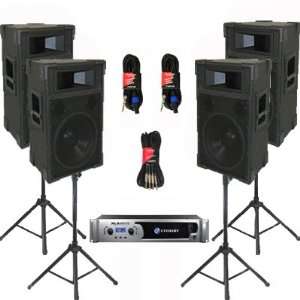   , Stands and Cables DJ Set New CROWNTRAP12SET6 Musical Instruments