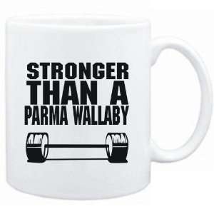   Mug White Stronger than a Parma Wallaby  Animals