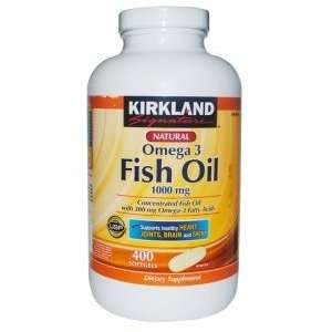  Kirkland Signature Natural Fish Oil Concentrate with Omega 