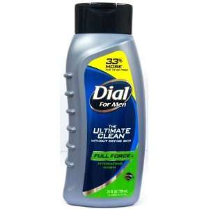 Dial for Men, Ultimate Clean Full Force Hydrating Body Wash, 24 Oz 