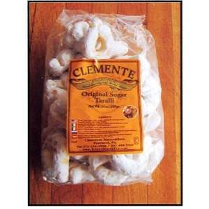 Clemente Original Sugar Taralli, Italian Biscuits 10 Oz Bag  