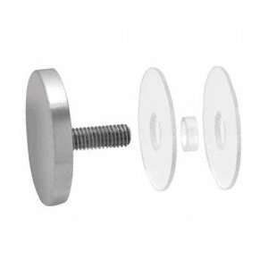   CRL Brushed Stainless Clad Aluminum 2 Diameter Standoff Cap Assembly
