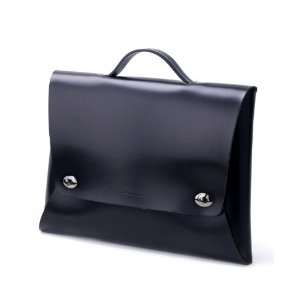  Hideo Wakamatsu Rozan Leather Briefcase A4 Black Office 