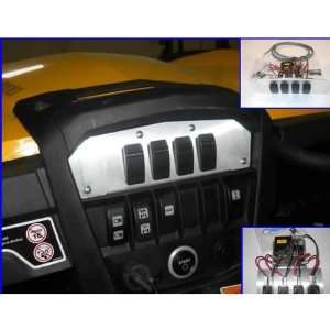   Fuse Block With 4 Illuminated Switches For 2001 Can Am Commander