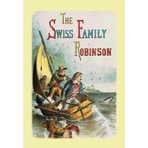 The Swiss Family Robinson 12x18 Giclee on canvas 