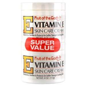  Fruit of the Earth Vitamin E Skin Care Cream   2 Pack 