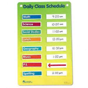 Resources Products   Learning Resources   Magnetic Classroom Schedule 
