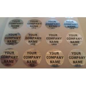  5000 CUSTOM PRINTED ROUND HOLOGRAM STICKERS LABELS SEALS 