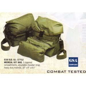  Olive Drab Tactical Emergency Medical Kit Bag