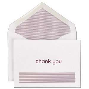 masterpiece 20092317 Classic White Thank You Note Cards 40  40  