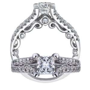 Carat VVS 1 Clarity I/J Color Princess Cut Diamond Engagement Ring 