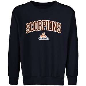 Texas Brownsville Scorpions Youth Logo Arch Applique Crew 