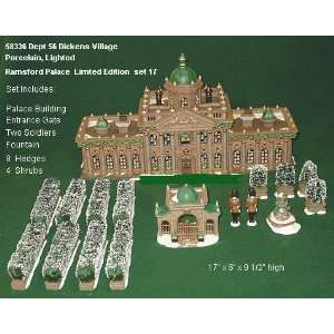 Ramsford Palace Dept. 56 set of 17, Item #58336. Introduced 1996 as 