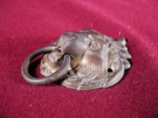 Antique Original Seth Thomas Adamantine Mantle Clock Lion Heads 