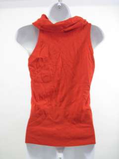 BANANA REPUBLIC Red Sleeveless Shirt Top Sz M  