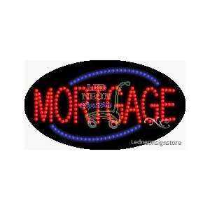 Mortgage LED Sign 15 inch tall x 27 inch wide x 3.5 inch deep outdoor 