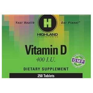  Vitamin D 400 IU   250   Tablet