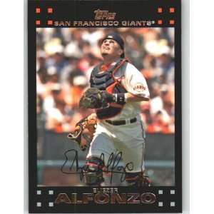  2007 Topps RED BACK #14 Eliezer Alfonzo   San Francisco 