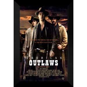 American Outlaws 27x40 FRAMED Movie Poster   Style B