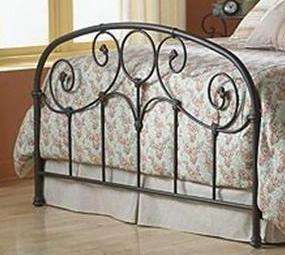 Full Size Grafton Bed w/ Frame   Rusty Gold Finish  