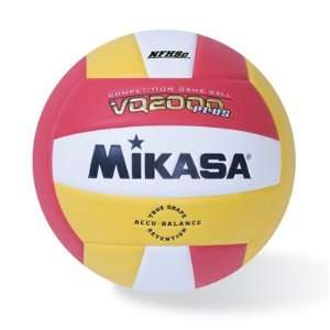  Mikasa NFHS Competition Volleyballs (VQ2000SGW) RED/YELLOW 