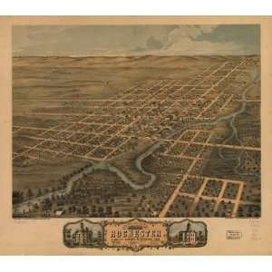   Rochester, Olmsted County, Minnesota 1869. Merchants