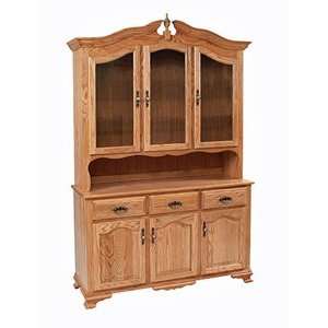  Amish Made Bavarian Three Door Dining Hutch   b300ld