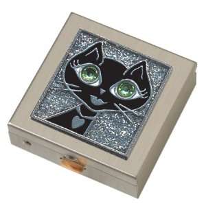  Black Pretty Kitty Small Pill Box