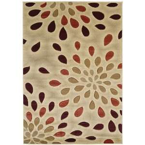  Dazzle Cream Rug From the Contours Collection (22 X 31 