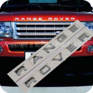 Chrome Tailgate Boot Letter Range Rover L322 Badge Hood Bonnet 