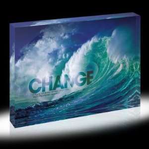  Successories Change Wave Infinity Edge Acrylic Desktop 