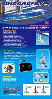 Discovery 2.4Ghz RTR RC Racing Sailboat  