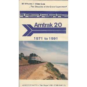  Amtrak 20 1971 to 1991 [VHS] by Relevation Audio Visuals 