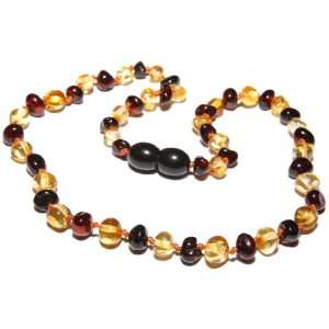 Bouncy Baby Boutique MATCHING SET Baltic Amber Teething Necklace and 