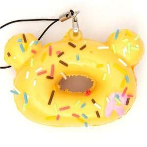    yellow Rilakkuma donut squishy cellphone charm Toys & Games