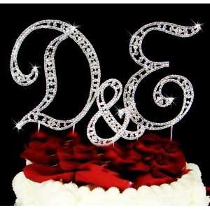  Style His and Hers Initial Cake Topper with Ampersand