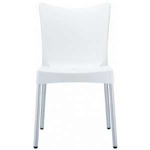    Compamia Juliette Resin Dining Chair   White Patio, Lawn & Garden