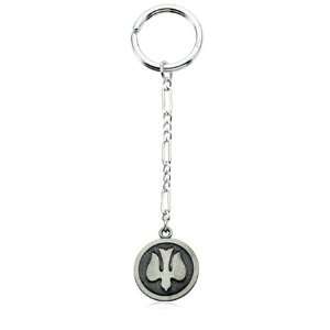  Holy Spirit Key Chain in Sterling Silver 