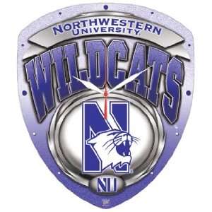    NCAA Northwestern Wildcats High Definition Clock