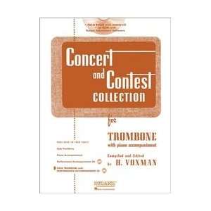   Concert & Contest Collection Trombone Book/CD Musical Instruments
