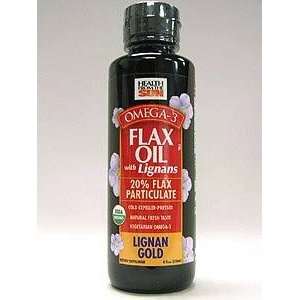  Omega 3 Flax Oil LIGNAN GOLD 8 oz